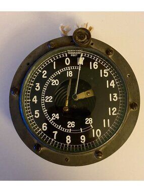 WWI British Air Ministry Altimeter Broad Arrow RFC RAF Sopwith Cockpit Gauge